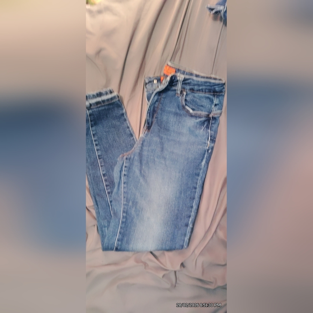 Wax Jean Classic Blue Straight Leg Jeans